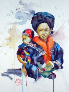 Voir le détail de cette oeuvre: Femme Yao et son enfant